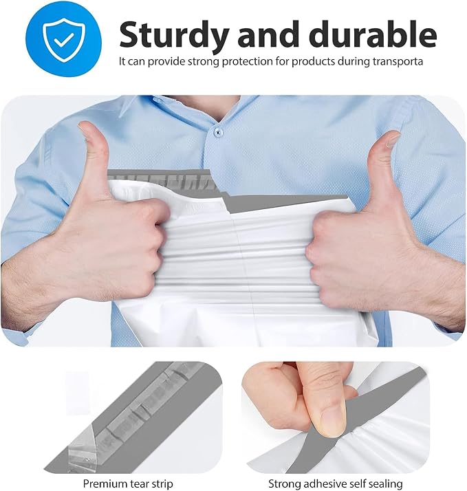 Fuxury Poly Mailers 10x13 Inch 100 Pack, Shipping Bags - Image 3