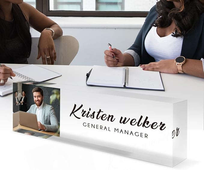 Desk Name Plate Personalized, Custom Name Plates - Image 5