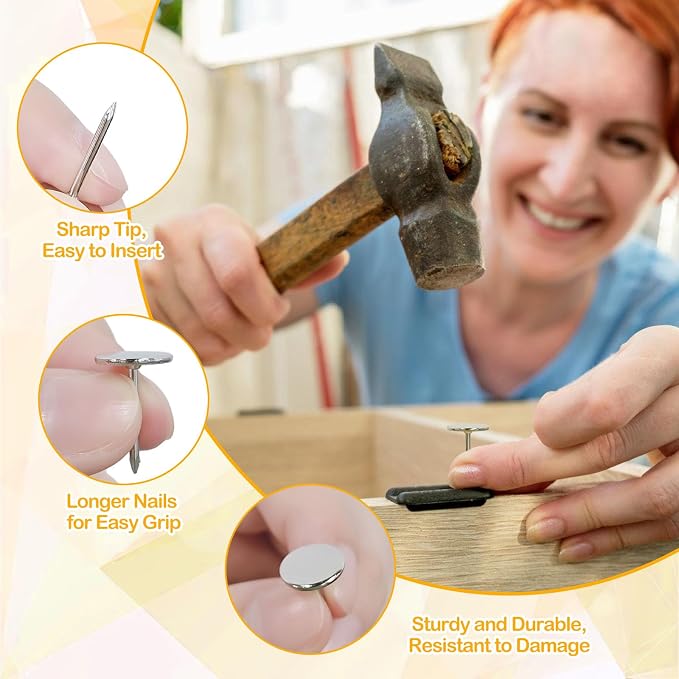 100 Pcs Heavy Duty Thumb Tacks - Image 4
