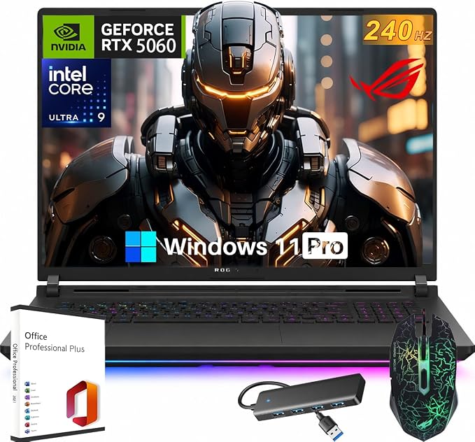 ASUS ROG Strix G18 18" Gaming Laptop, Intel Ultra 9 Processor 275HX, 2.5K by Unknown