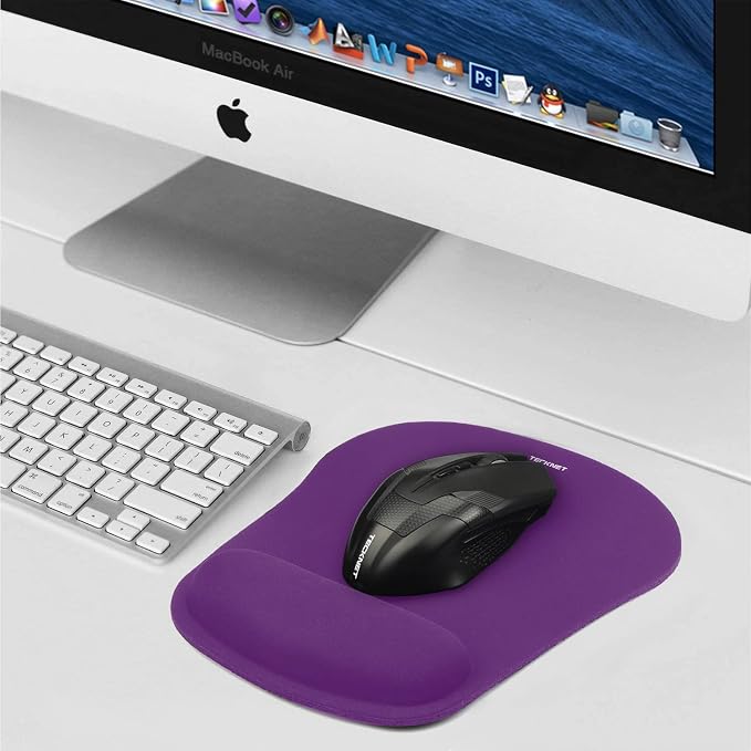 TECKNET 2 Pack Mouse Pad with Wrist Support, Ergonomic Gaming Mouse Pad Pain - Image 5