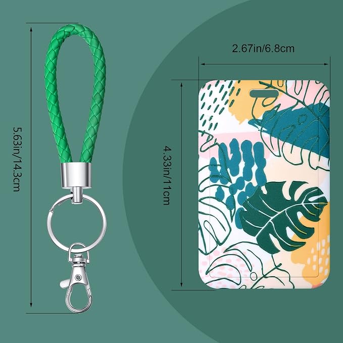ID Card Badge Holder Key Chain - Image 2