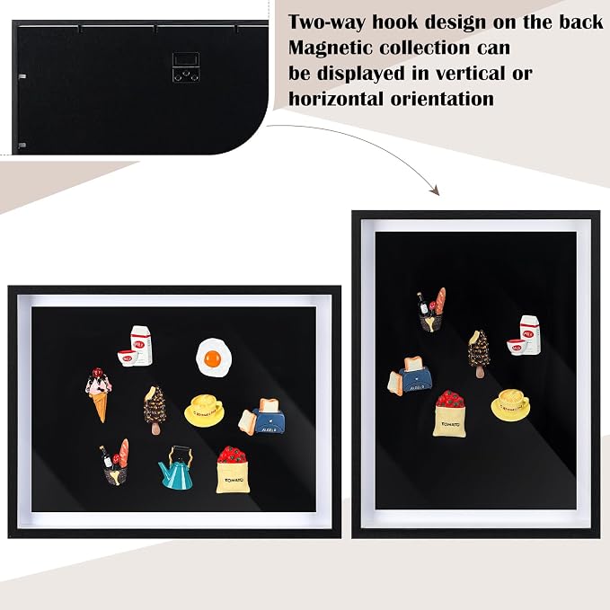 Vicenpal 1 Pcs Large Magnetic Board 16" x 12" Magnet Display Board Removable - Image 6