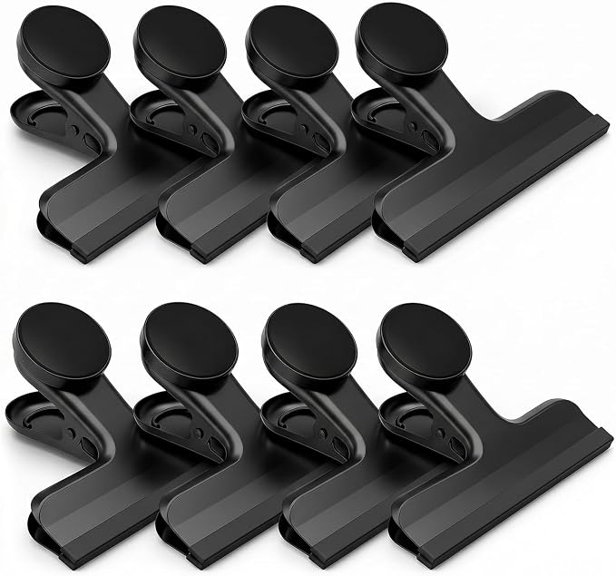 HOUSE AGAIN Magnetic Chip Clips, Stainless Steel Chip Bag Clips by HOUSEAGAIN