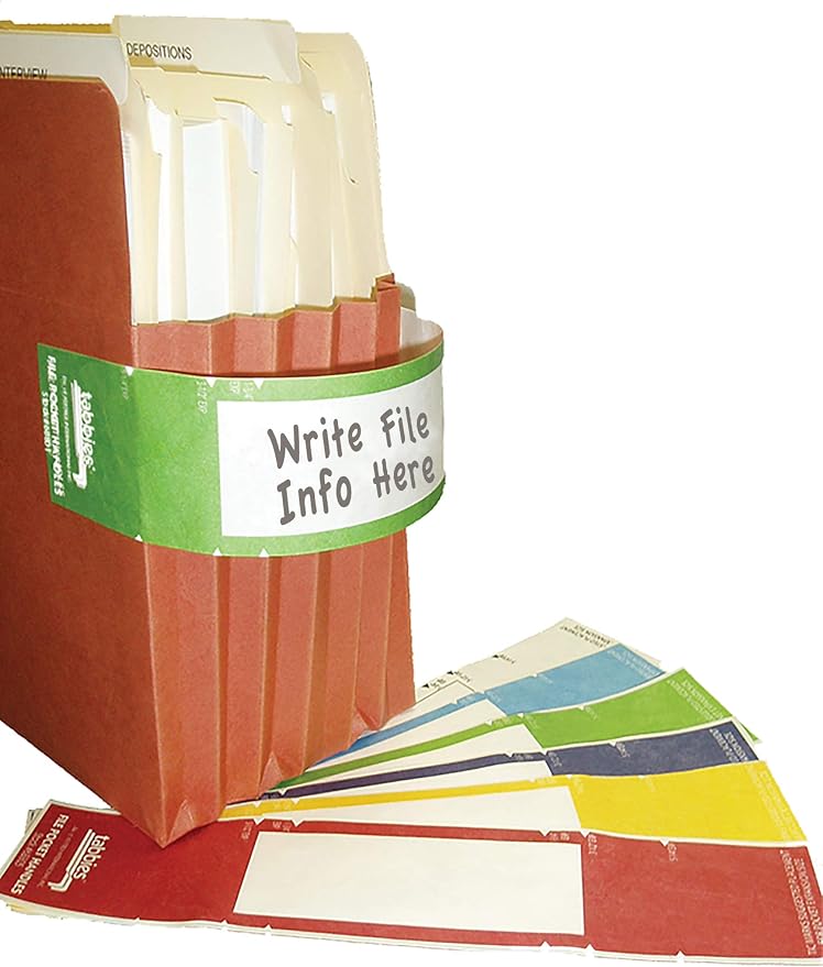 Tabbies File Pocket Handles, 9.63 x 2, 12 Sheets/Pack - Image 11