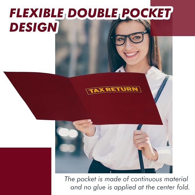 20 Pcs Tax Return Folders Bulk - Image 6