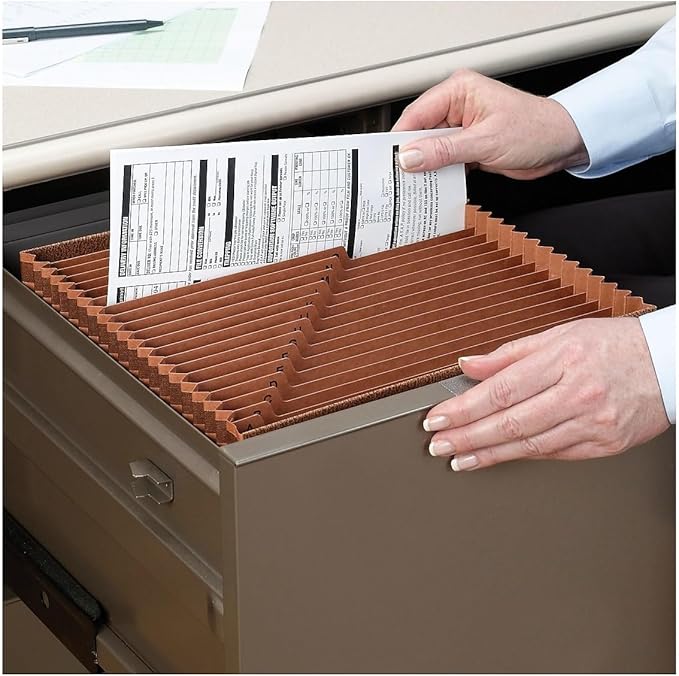Smead TUFF Expanding File, Alphabetic, 21 Pockets, Legal Size - Image 5