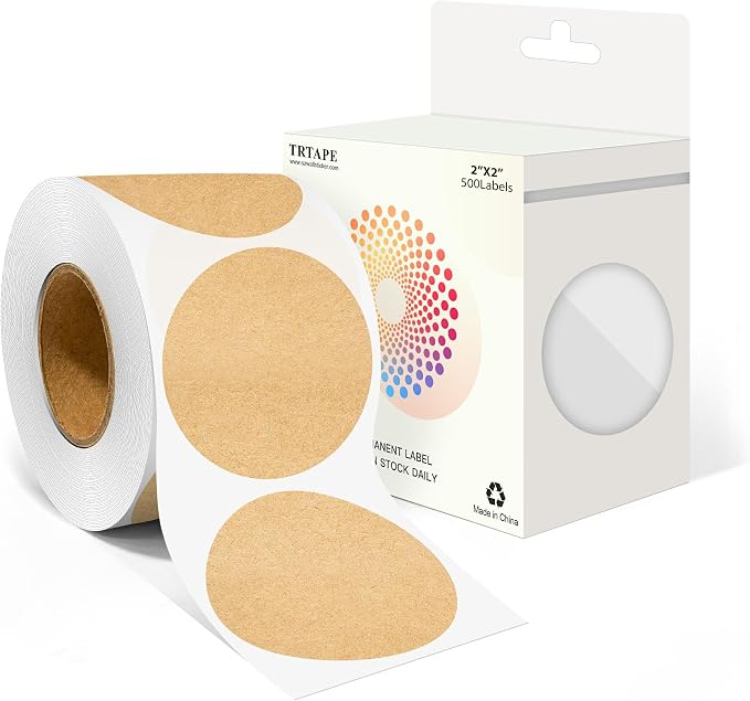 2 Inch Round Color Coding Labels by Unknown