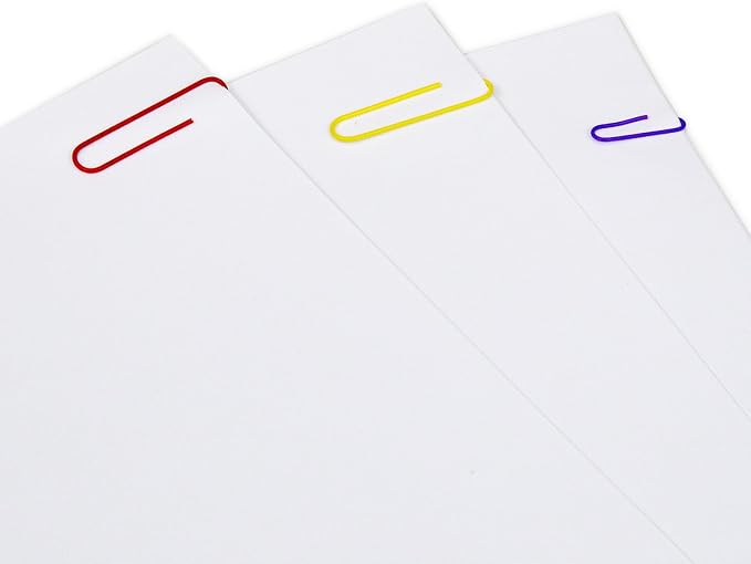 U Brands Paper Clips, Medium 1-1/8-Inch and Large 2-Inch Sizes, 450-Count - Image 3
