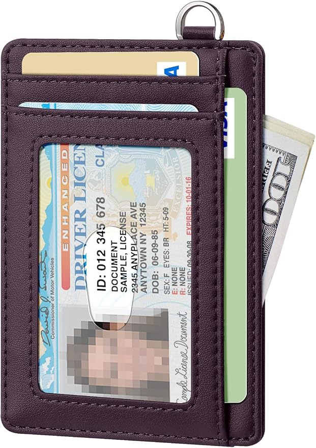 FurArt Slim Minimalist Wallet RFID Credit Card Holder - Image 2
