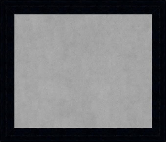Amanti Art Black Framed Magnetic Board 24x28 Medium Vision Board by AmantiArt