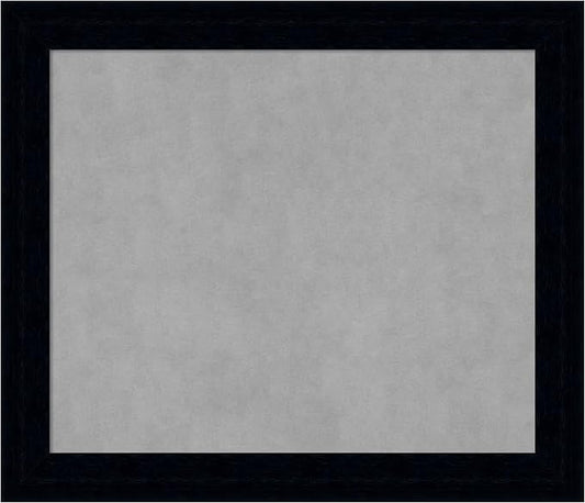 Amanti Art Black Framed Magnetic Board 24x28 Medium Vision Board by AmantiArt