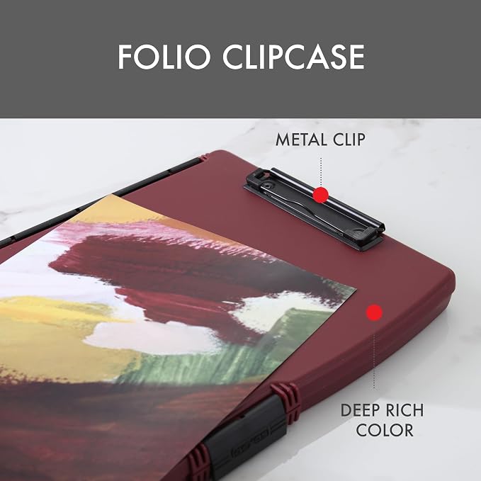 Dexas Folio Clipcase Professional Storage Clipboard - Image 6