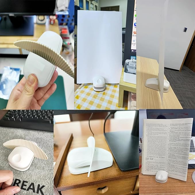 Desktop Document Holder Stand Printer Paper Holder Clamp Clips Copyholder - Image 6