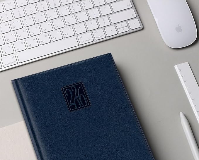Leather Executive Daily Planner 2026 – A5-Compatible, One Page per Day Hourly - Image 7