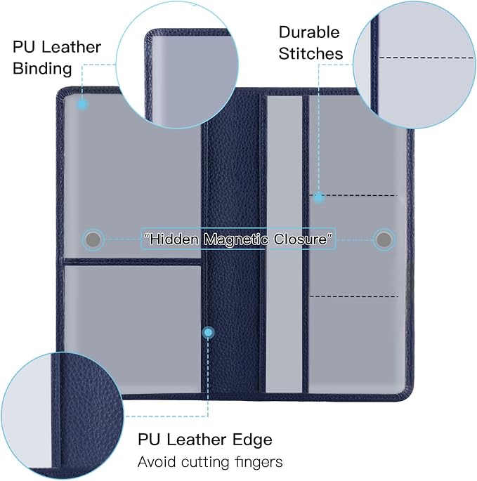 Valardoh Premium Car Registration and Insurance Card Holder, Car Document Holder - Image 2