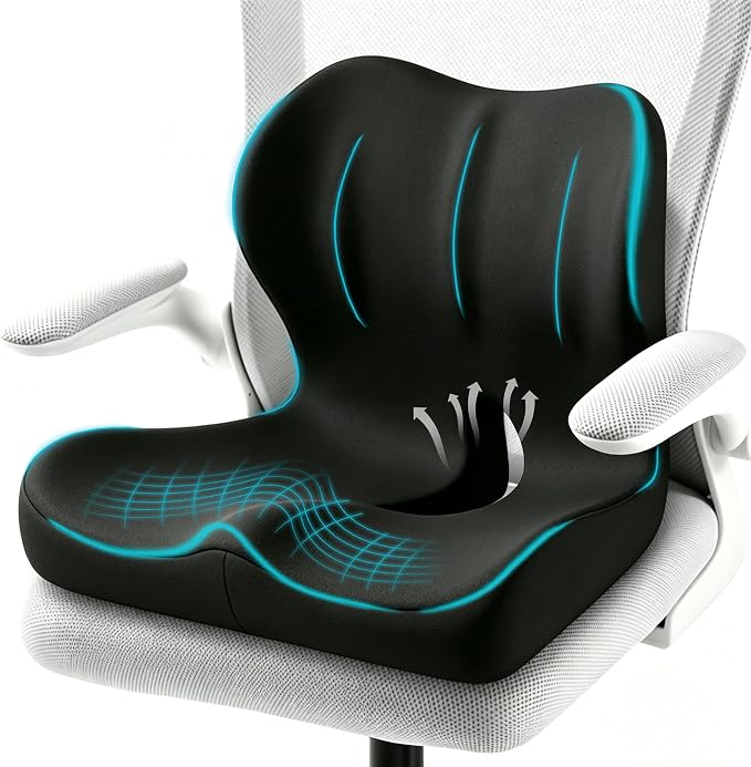 Seat Cushion for Office Chair and Car, Ergonomic Memory Foam Seat Cushion - Image 8