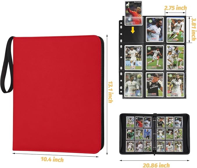 Trading Card Binder, Card Collection Binder Album Folder - Image 2