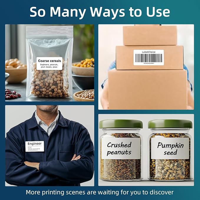 500 Sheets 5000 Pcs 2”x4” 10 Up Shipping Address Labels Compatible - Image 6