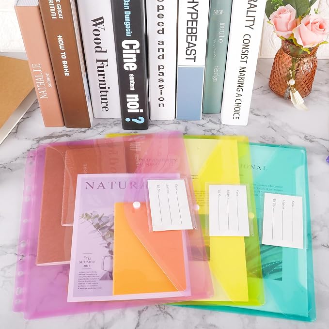 EOOUT 30pcs Binder Sleeves, Binder Pockets - Image 6