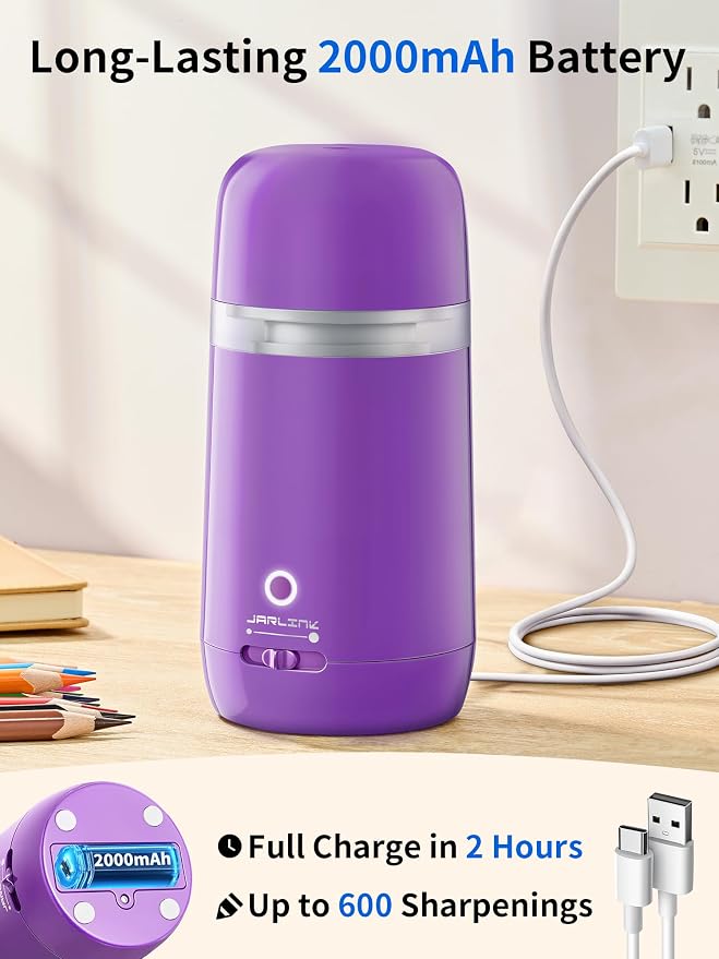 JARLINK Automatic Electric Pencil Sharpener - Image 6