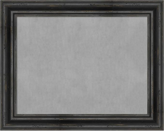 Amanti Art Black Framed Magnetic Board 23x29 Medium Vision Board by AmantiArt