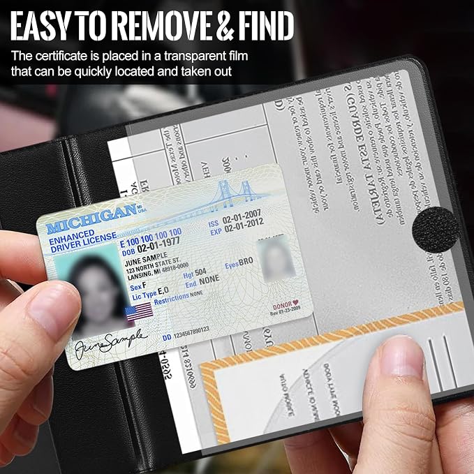 REGUICORP Registration and Holder, Auto Essential Holder, Interior Accessories - Image 5