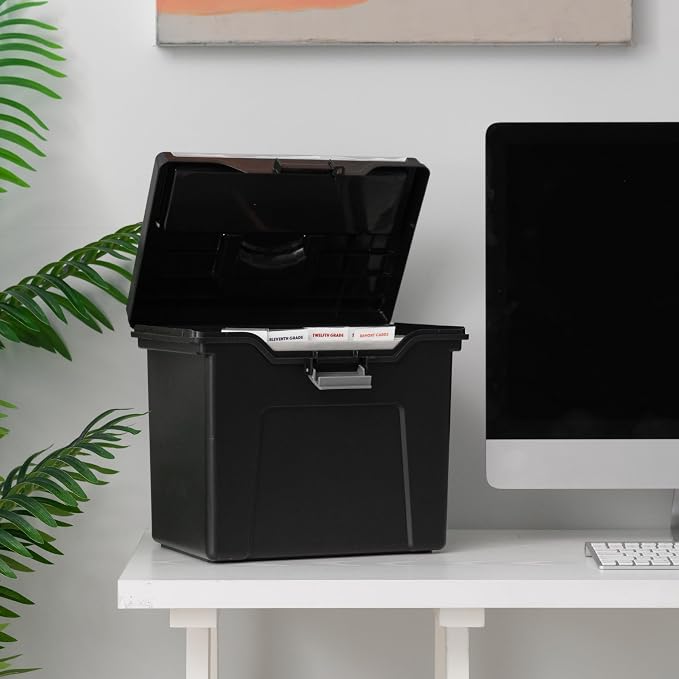 IRIS USA File Box with Lid File Organizer - Image 6