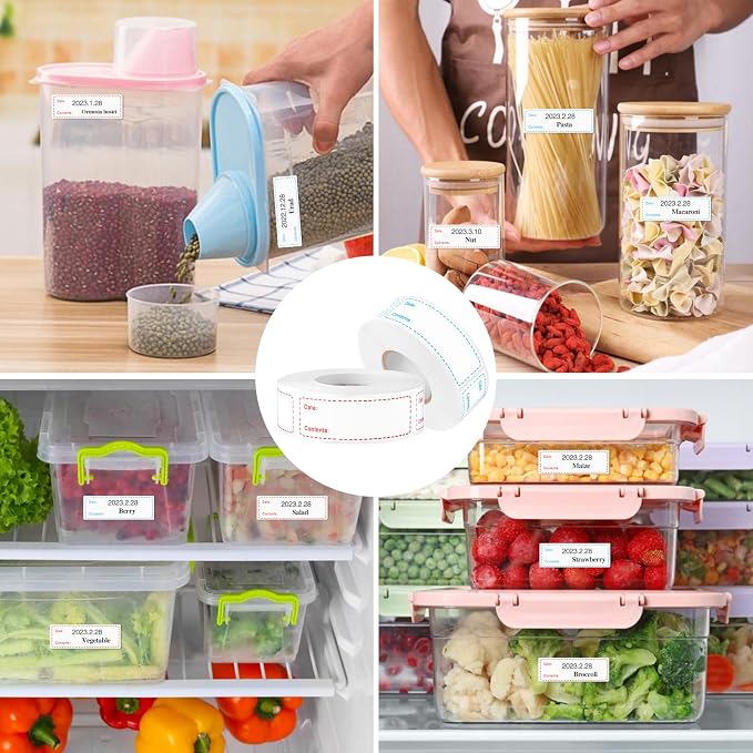 1000Pcs Removable Freezer Labels, 1 x 3 Inch Food Labels - Image 6