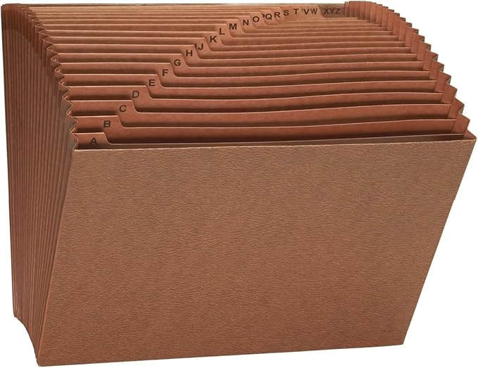 Smead TUFF Expanding File, Alphabetic, 21 Pockets, Letter Size by SMEAD