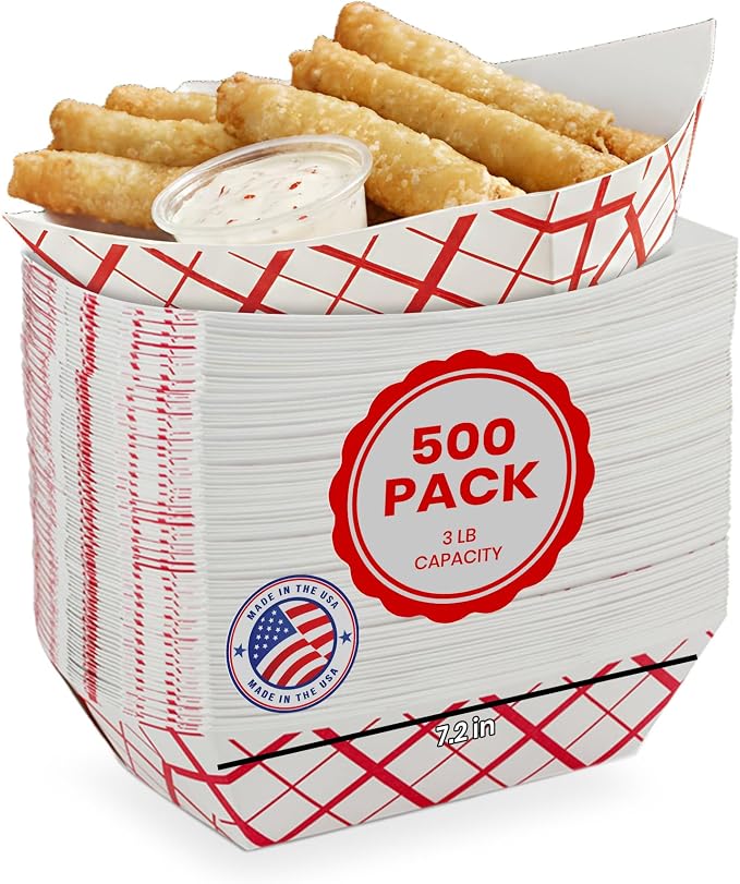 MT Products Plaid Hot Dog Trays 3 lb. by MTProducts
