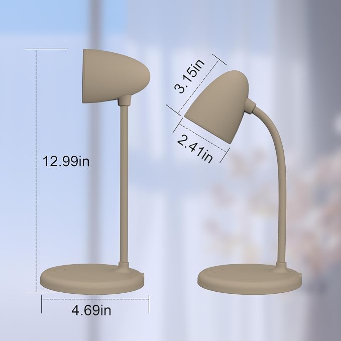 LED Desk Lamp for Home Office, 3 Light Colors, Table Lamp, Dimmable Reading - Image 2