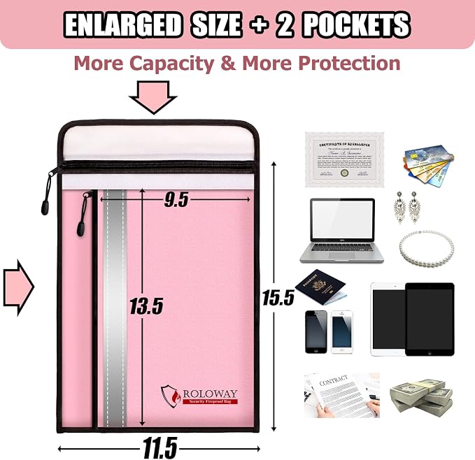 ROLOWAY Fireproof Document Bag - Image 4
