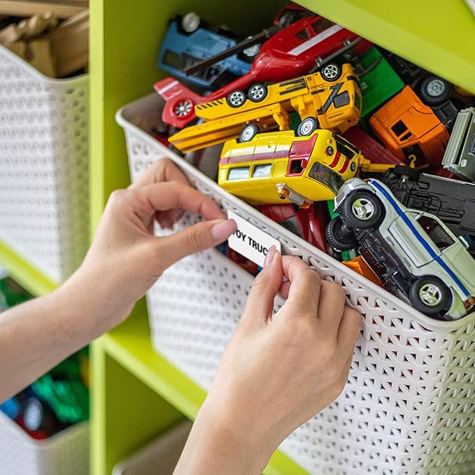 Royal Green Rectangular Color Coding Sticker Roll - Image 5