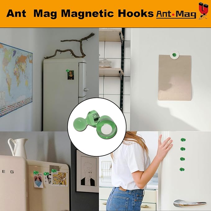 Ant Mag Magnetic Push Pins 48pcs Strong Whtieboard Pins Magnets Perfect Use - Image 6