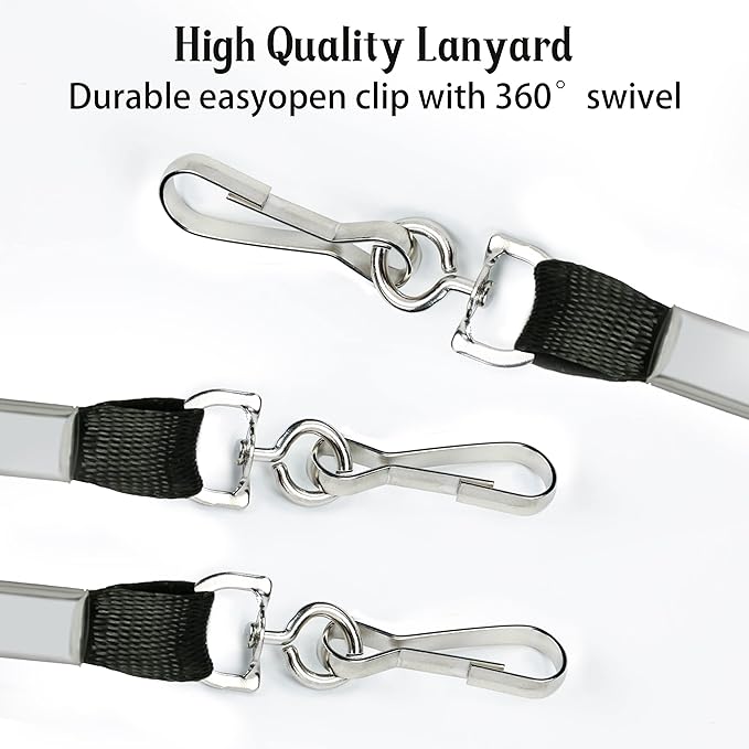 LOCONHA 50 Pack black lanyards Lanyards - Image 4