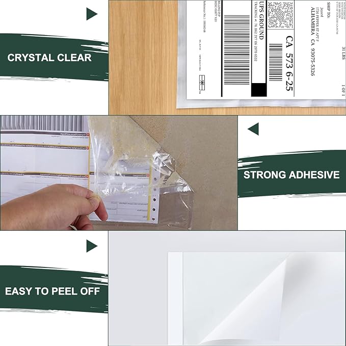 Packing List Pouches 4.5'' X 5.5'', Shipping Label Sleeves, Packing Slip - Image 5