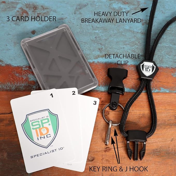Specialist ID Vertical Top Load Three Card Badge Holder - Image 5