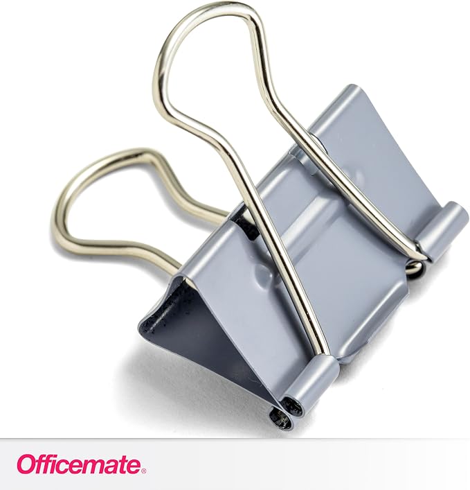 Officemate EZ Binder Clips, Medium Size - Image 3
