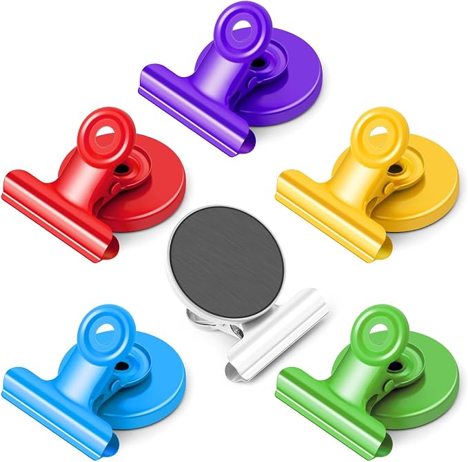 Grtard 6pack Magnetic Clips Heavy Duty, Magnet Clips by Grtard