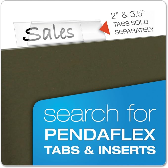 Pendaflex Recycled Hanging Folders, Letter Size, Standard Green, Standard Green - Image 3