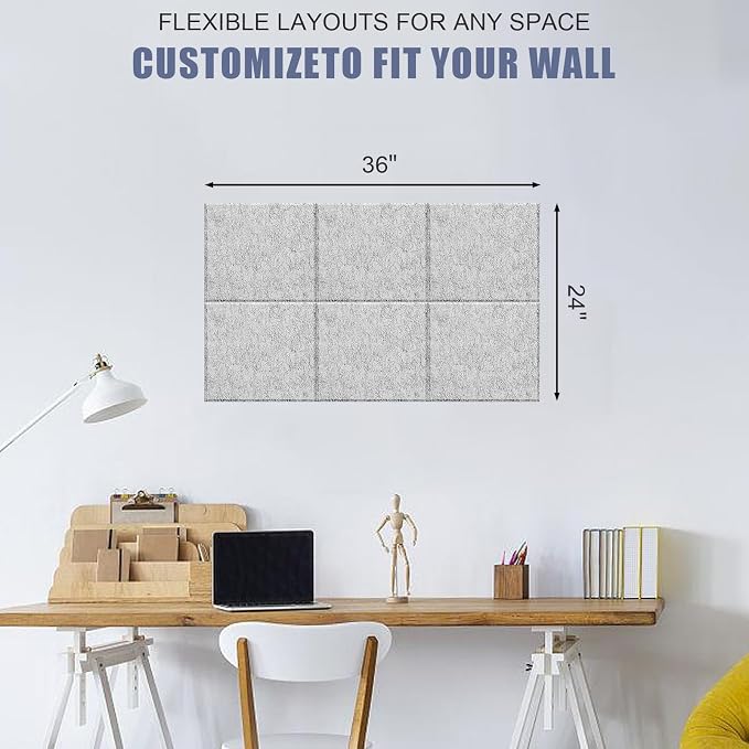 Large Cork Board Alternative 36" X 24" Bulletin Board - Image 7