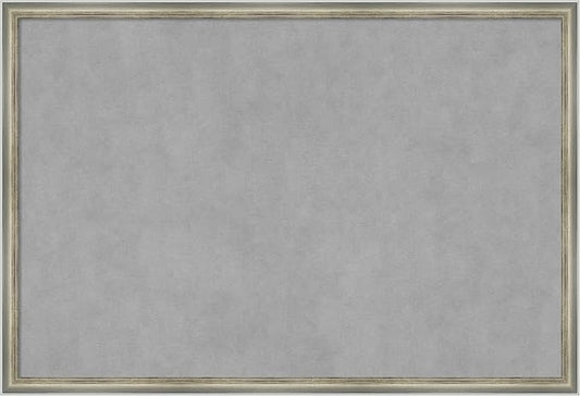 Amanti Art Silver Framed Magnetic Board 26x38 Large Vision Board by AmantiArt