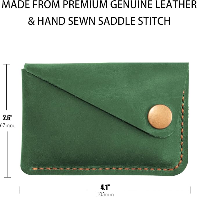 Leather Card Holder, Credit Card Wallet, Cardholder Wallet, Minimalist Wallet - Image 5