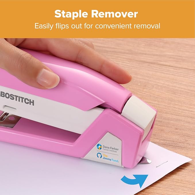 Bostitch Office InCourage Spring-Powered Compact Stapler, Half Strip, 20 Sheet - Image 5