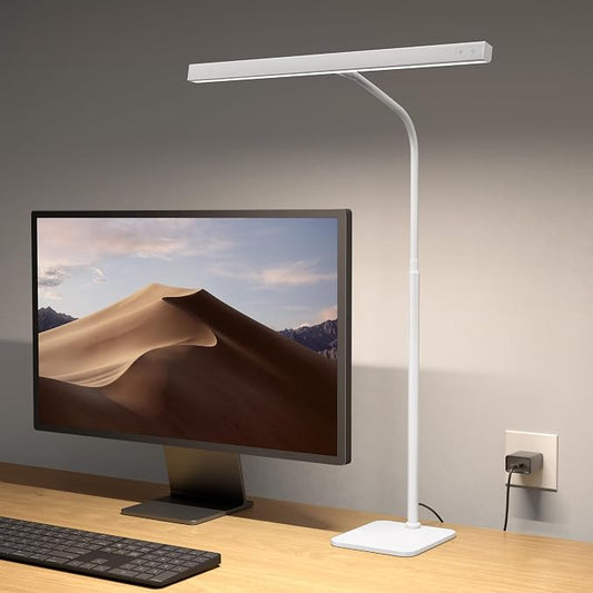 SUPERDANNY LED Desk Lamp for Home Office, Eye-Caring Desk Light by SUPERDANNY