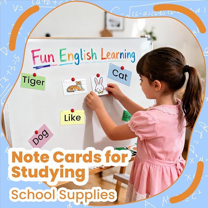 600 Count Colored Index Cards 3x5 Inch - Image 4