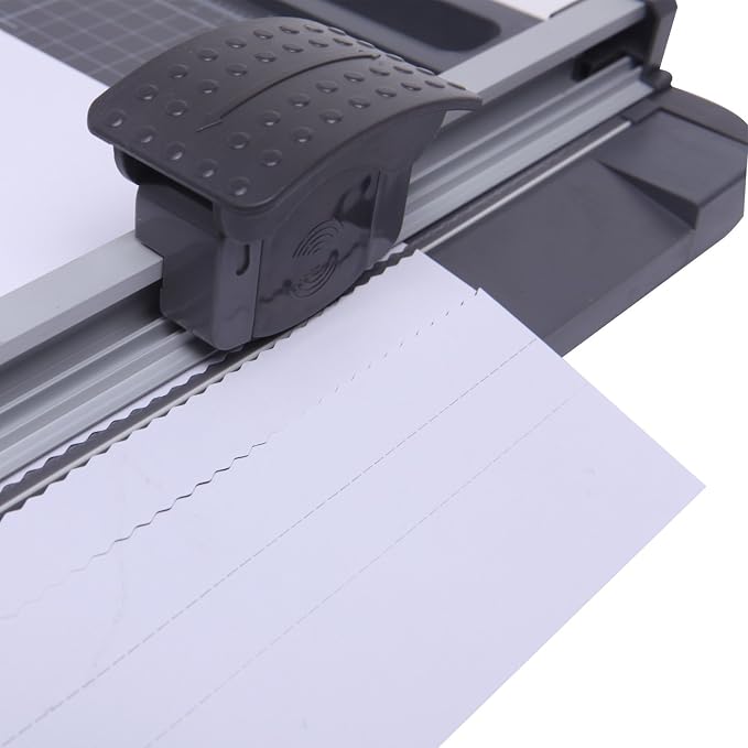 3-Way 12.6 Inch Rotary Trimmer Cutter Perforate & Scallop | A4 Size, Perforate - Image 6