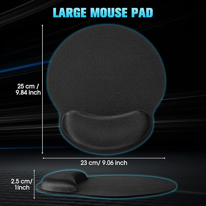 Yunsailing 8 Pack Ergonomic Mouse Pad - Image 6