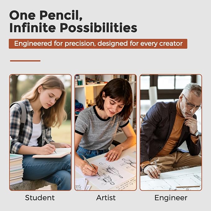 Nicpro 6PCS Art Mechanical Pencil Set - Image 6